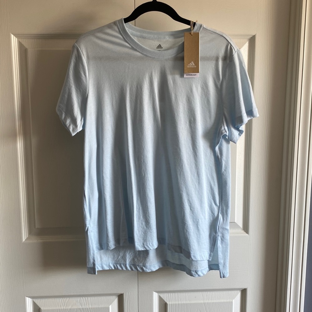 Light blue Adidas tee - new with tags